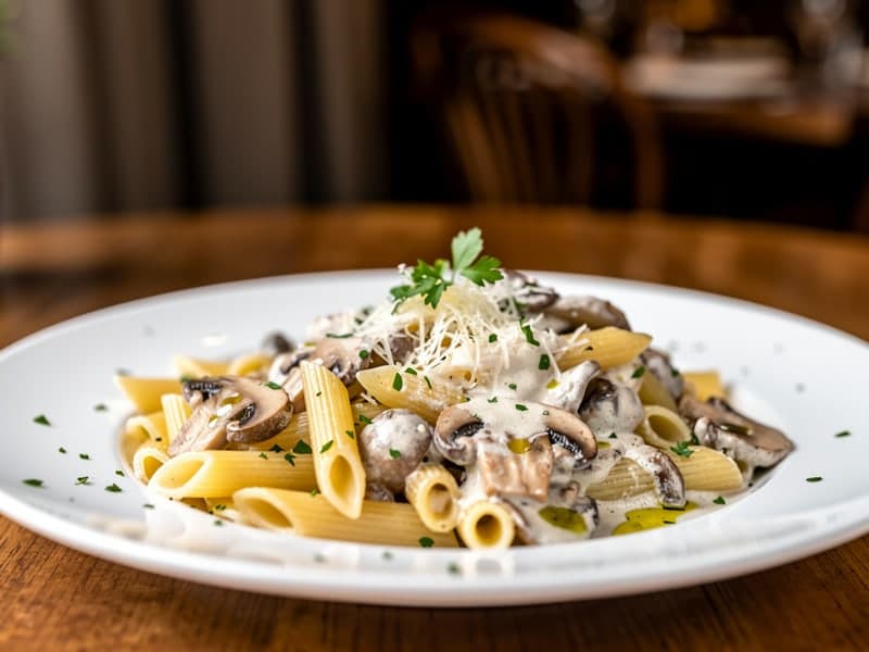 Creamy Mushroom Penne